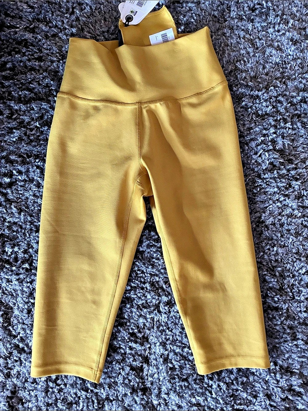 prAna Sculpt Capri Women's Yellow Small NWT
